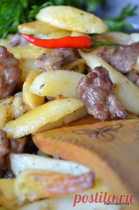 Поджарка из свинины с картофелем • пошаговый фоторецепт