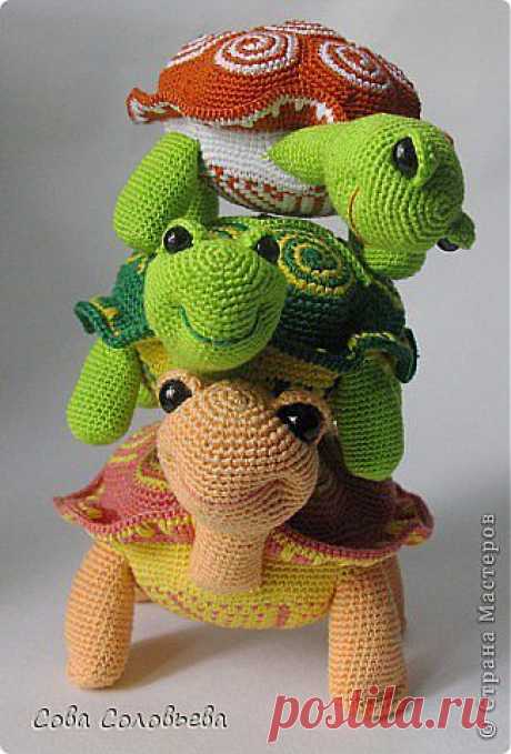Черепашки крючком. Описание и МК. /