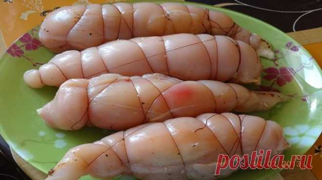 Рулетики из куриного филе . Пошаговые рецепты для Вас на портале «Люблю готовить» - lovecook.me