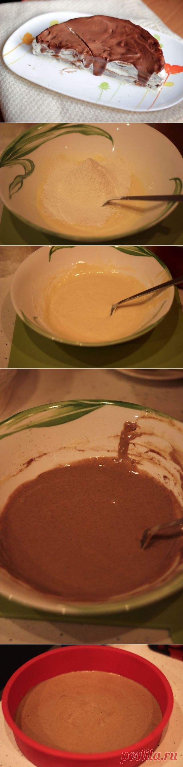 Как приготовить блюдо "шоколадный торт со сметанным кремом" - рецепт, ингридиенты и фотографии | sloosh
