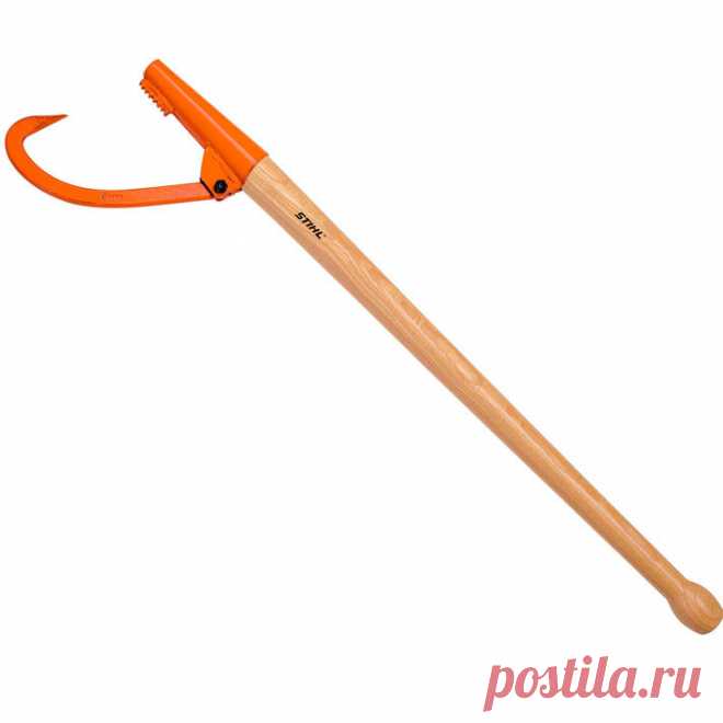 Поворотный крюк Stihl предназначен для перекатывания стволов. Незаменим при заготовке крупномерной древесины. Оснащен зубчатой насечкой, конической втулкой, ручной ковкой крюка и рукояткой из ясеня.