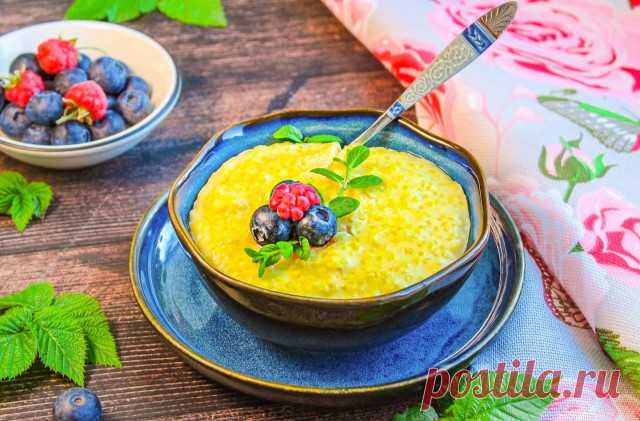Каша пшенная в кастрюле на молоке рецепт с фото пошагово - 1000.menu
