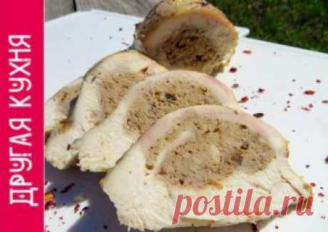 Вкуснее, чем колбаса - фаршированная грудка Автор рецепта Другая Кухня-Валерия - Cookpad