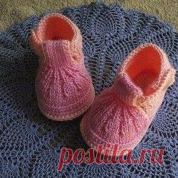 Пинетки для взрослых (Вязание спицами) | Журнал Вдохновение Рукодельницы