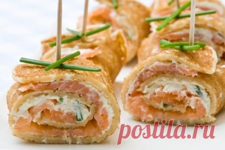 Блинные рулеты с начинками: необычная закуска - Что приготовить - Простые рецепты с фото