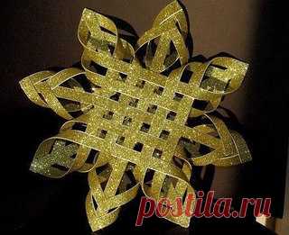 Объёмная снежинка