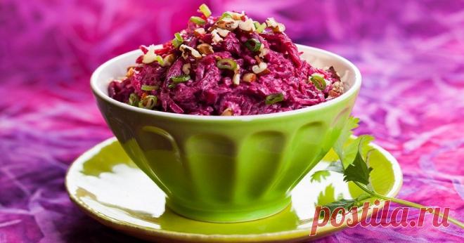 Салат из свеклы с сыром