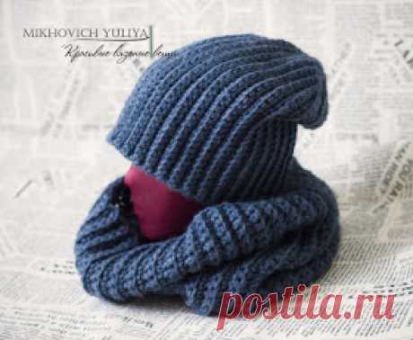 Knit & Crochet КРАСИВЫЕ ВЯЗАНЫЕ ВЕЩИ: Шапка бинни. Схема вязания крючком, мастер-класс.