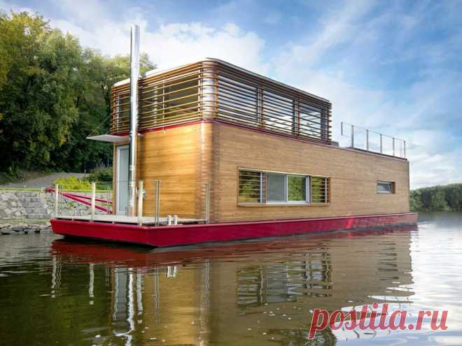 Плавучий дом от Milan Ridky в Чехии Luxury House / Surfingbird - проводи время с пользой для себя! в Яндекс.Коллекциях