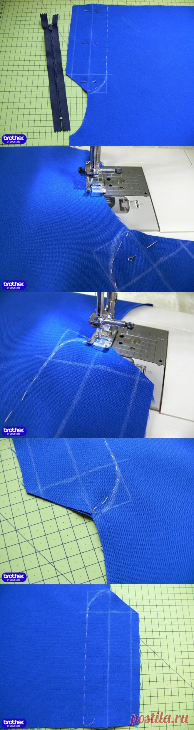 Как вшить молнию под планку - Brother-Friends.Ru Brother-Friends.Ru