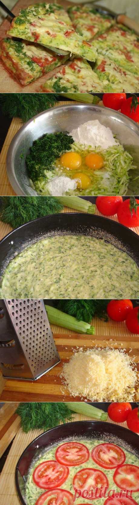 Пицца из кабачков..