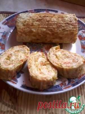 Яичный рулет - кулинарный рецепт