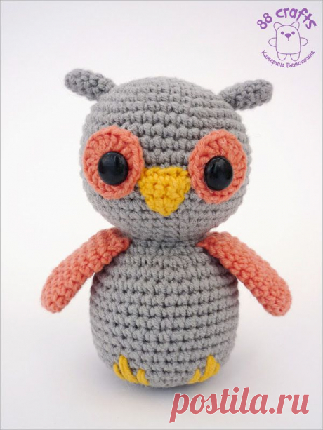 88 Crafts: Совёнок (+описание). И макарунс :)