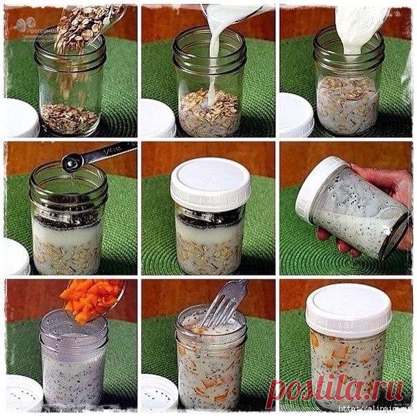 Здоровый быстрый завтрак, который не надо готовить