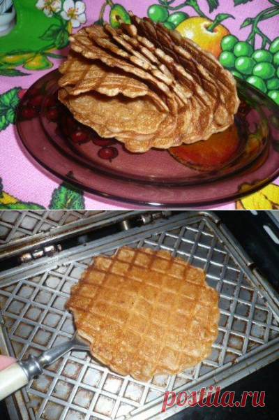 Постные вафли «Чайный аромат» : Вегетарианская и постная кухня
