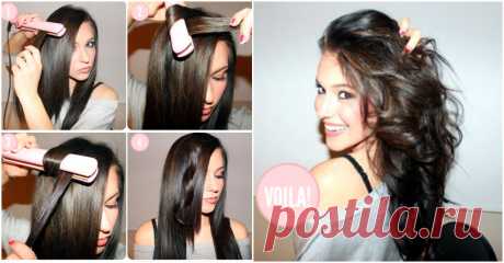 How To Curl Your Hair With A Straightener
