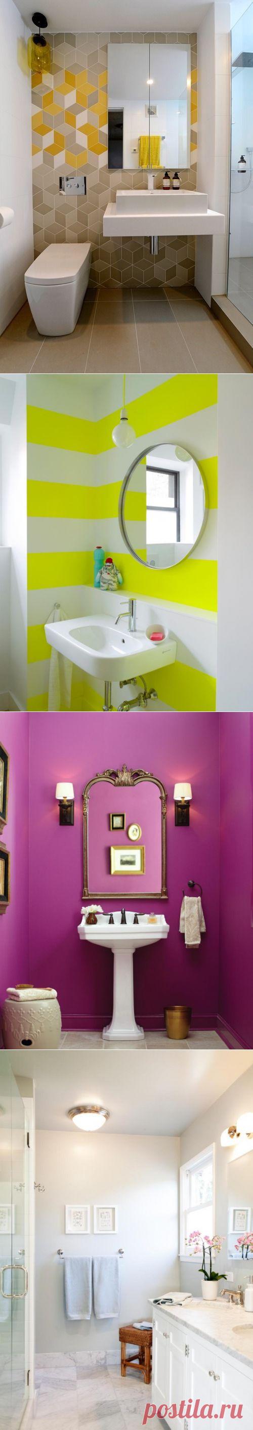 Покраска стен в ванной — Наши дома