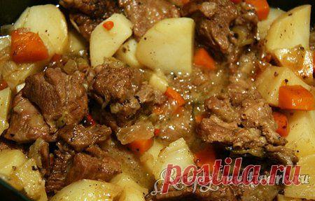Говядина с картошкой в мультиварке