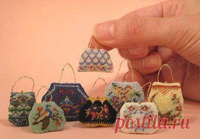 Миниатюрные сумки Джанет Грейнджер.