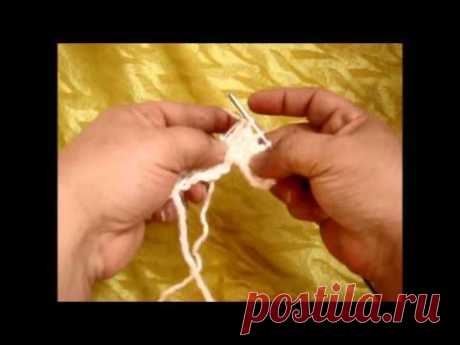 Узор спицами