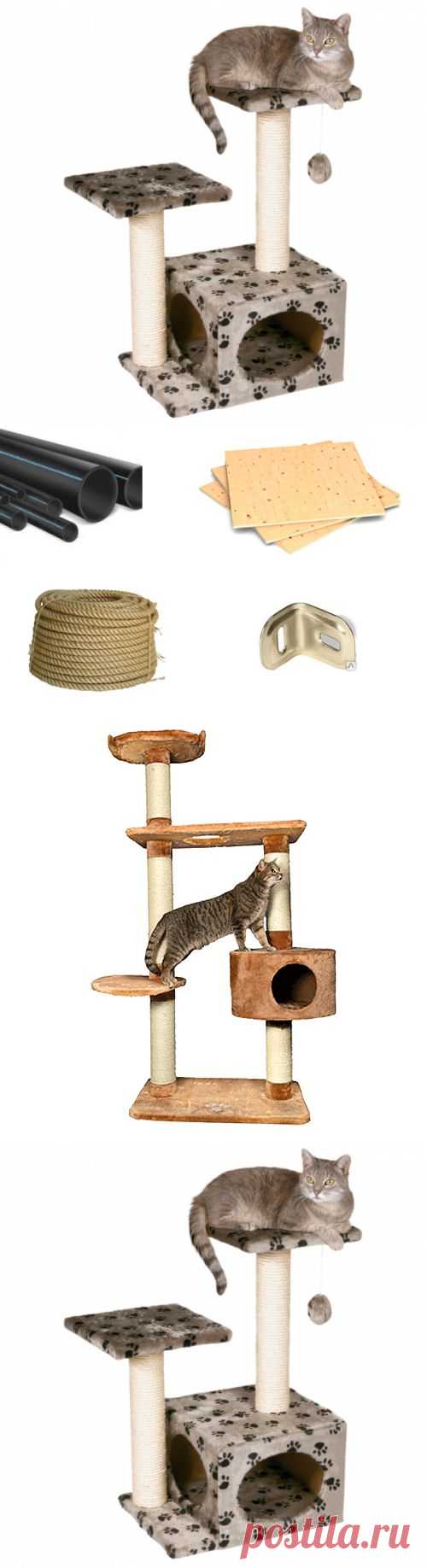 Домик для кошки своими руками.