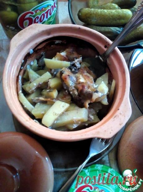 Жаркое с лесными грибами "Русь" – кулинарный рецепт