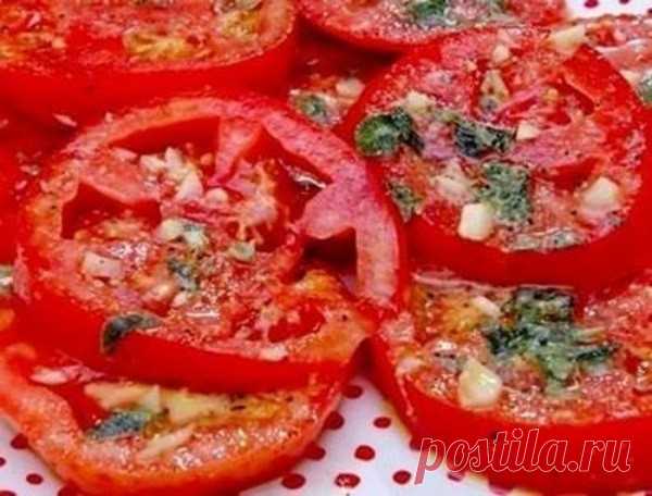 Маринованные помидоры за 10 минут — Домашняя кулинария