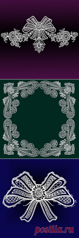 Кружевные шаблоны для росписи