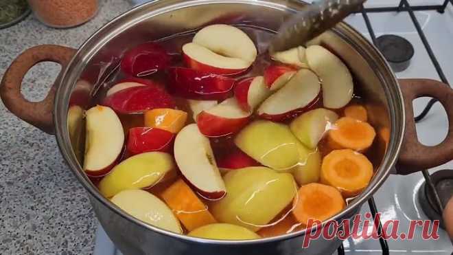 Зачем я варю 1 кг моркови с яблоками Такого в магазине не купишь! Так мало кто готовит, а зря