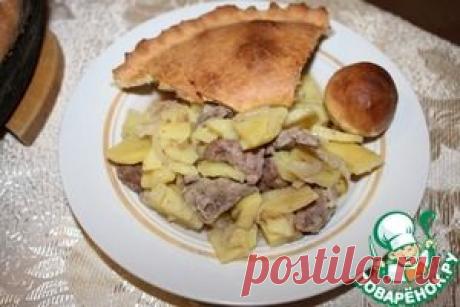 Татарский пирог с мясом и картофелем "Балеш" - кулинарный рецепт