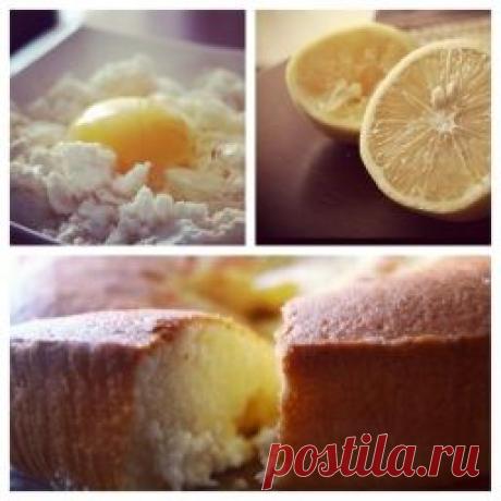 Особенный лимонный пирог. - Лучшие кулинарные рецепты интернета
