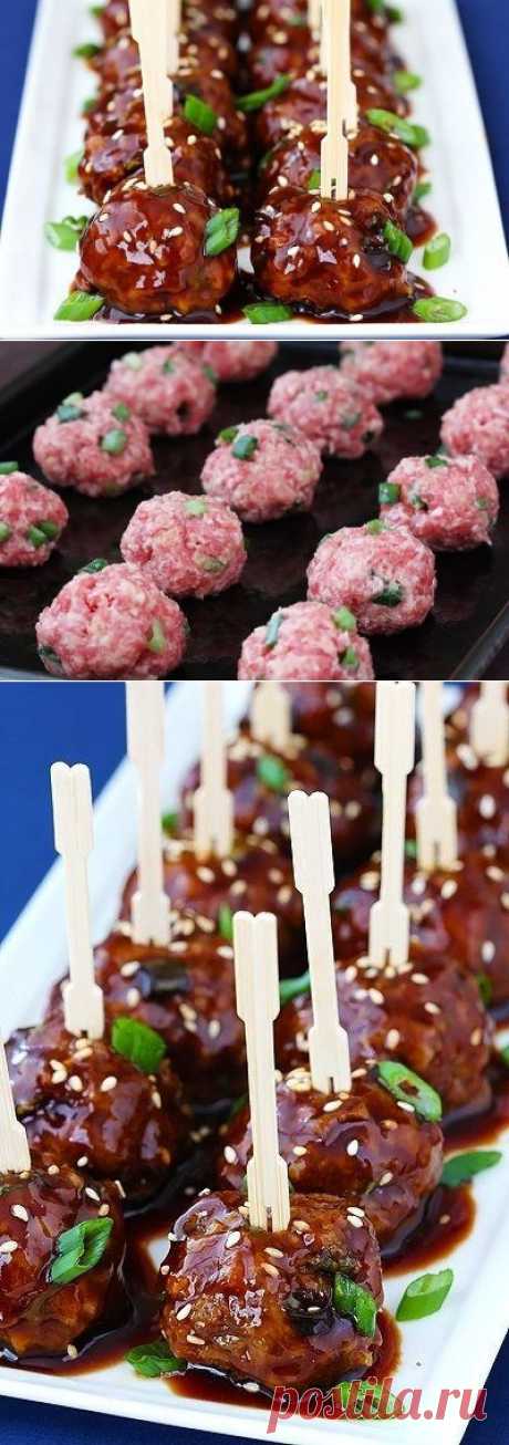 Saucy Asian Meatballs