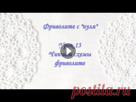 Фриволите с &quot;нуля&quot;. Урок 13. Читаем схемы фриволите Очень много схем здесь: Наша группа в вк и ссылки:...