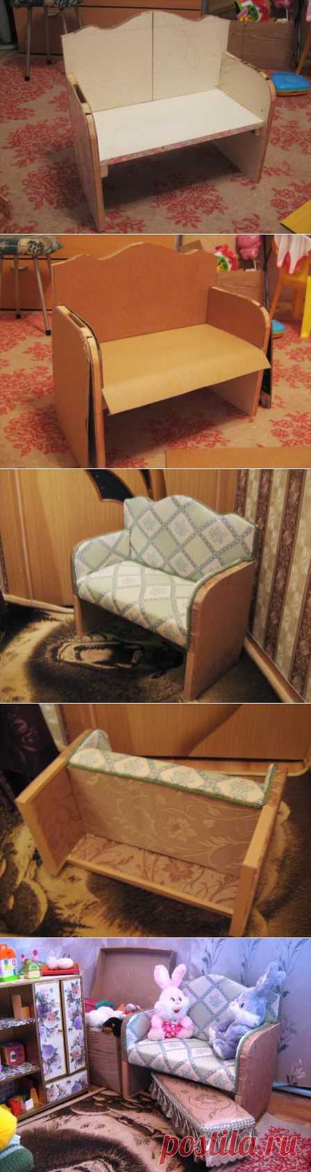 Новый диванчик из старого шкафчика - Ярмарка Мастеров - ручная работа, handmade