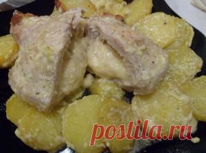 Свинина запеченная с сыром