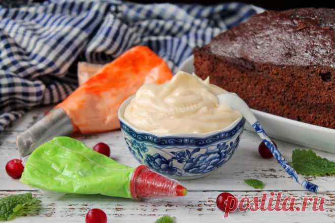Крем для торта из сметаны и сгущенки рецепт с фото пошагово и видео - 1000.menu