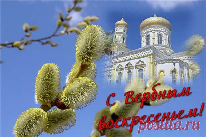 С Вербным Воскресеньем вас дорогие