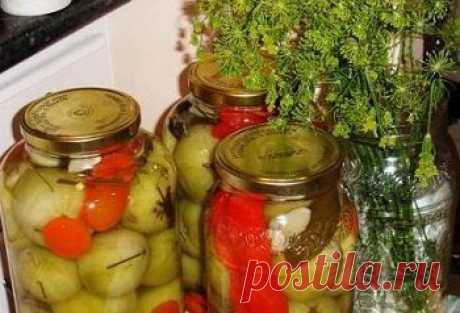 Как солить помидоры с овощами - Помидоры на зиму . 1001 ЕДА вкусные рецепты с фото!