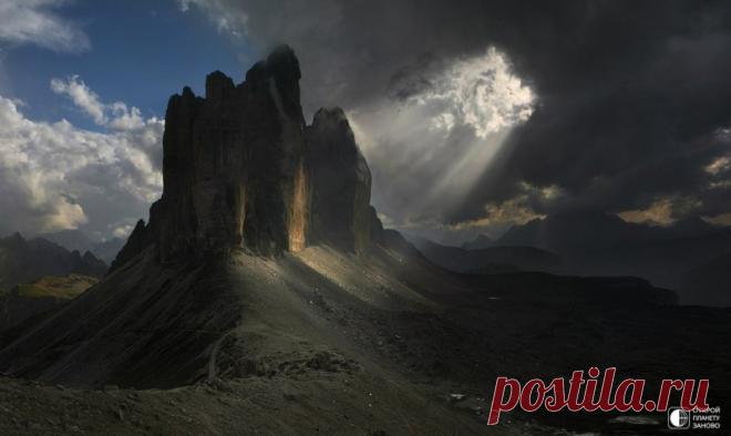 Уникальный ландшафт Доломитовых Альп