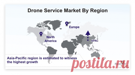 Drone Service Market is likely to witness an impressive CAGR of 57.2% during the forecast period. Increased requirement for qualitative data in various industries, growing use of drone services for industry-specific solutions, and improvised regulatory framework are the prime factors expected to bolster the growth of the global drone service market during the forecast period.