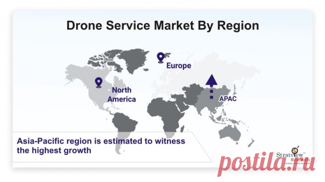 Drone Service Market is likely to witness an impressive CAGR of 57.2% during the forecast period. Increased requirement for qualitative data in various industries, growing use of drone services for industry-specific solutions, and improvised regulatory framework are the prime factors expected to bolster the growth of the global drone service market during the forecast period.