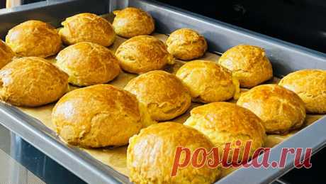 Яйцо стакан кефира и 3 стакана муки Вкуснятина к чаю и на ужин Вместо Пирожков Пирогов Проще Простого | Домашняя Кулинария | Дзен