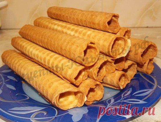 Тонкие, хрустящие вафли в электровафельнице: рецепт с фото