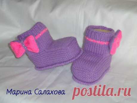 ПИНЕТКИ СПИЦАМИ С ОПИСАНИЕМ