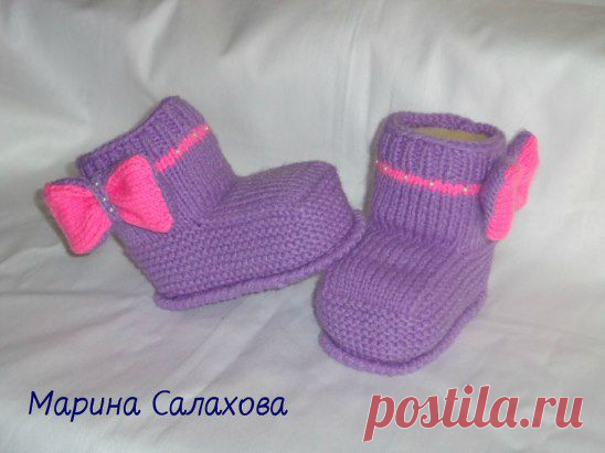 ПИНЕТКИ СПИЦАМИ С ОПИСАНИЕМ