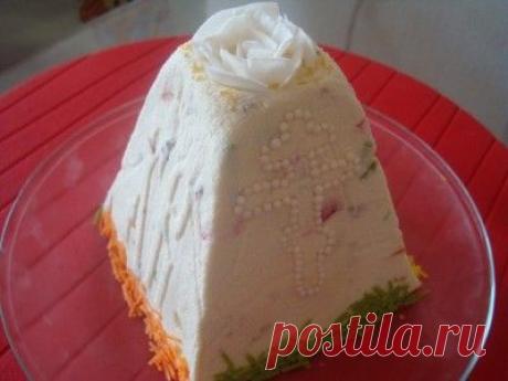 Заварная пасха : Куличи, пасхи/
-500гр.рыночного творога
-2 желтка
-0,5ст.сахара
-2,5ст.л.молока
-100гр.сливочного масла
-1ч.л.ванильного сахара
-100гр.разноцветных цукатов
-2ст.л.рубленных грецких орехов