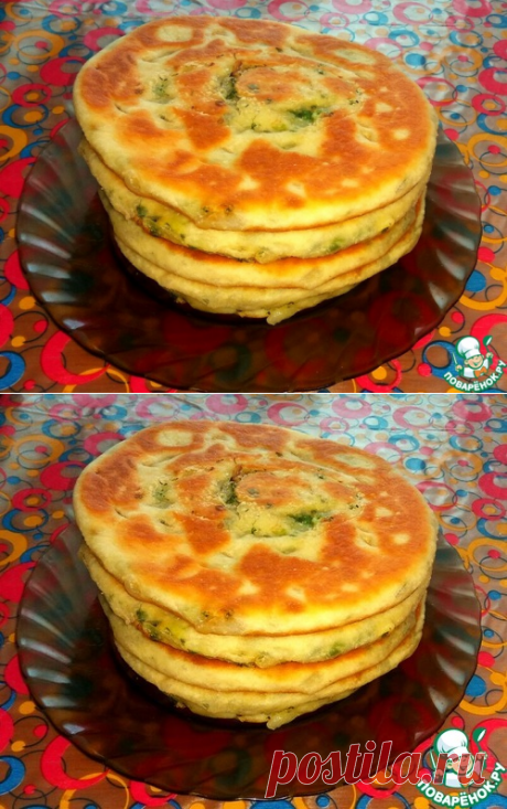 Постные дрожжевые лепешки с луком – кулинарный рецепт