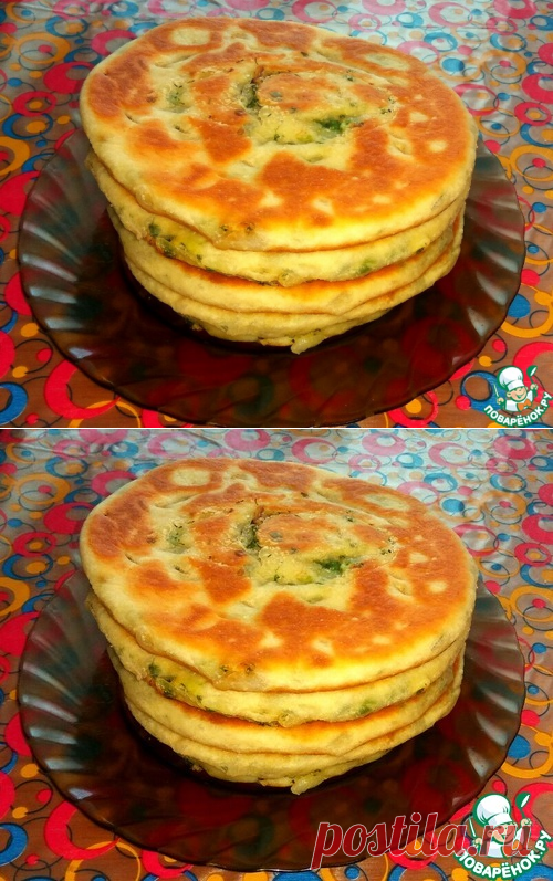 Постные дрожжевые лепешки с луком – кулинарный рецепт