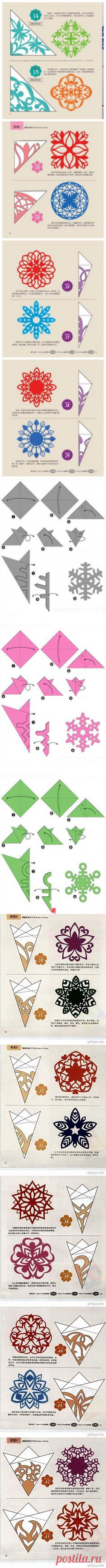 simge в Pinterest | Снежинки, Бумажные Снежинки и Бумага