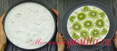 Восхитительно вкусный торт без выпечки «Фруктовое наслаждение»